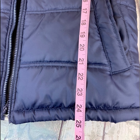 WTXtreme Boys Large 14/16 Navy Blue Hooded Puffer - Picture 6 of 8